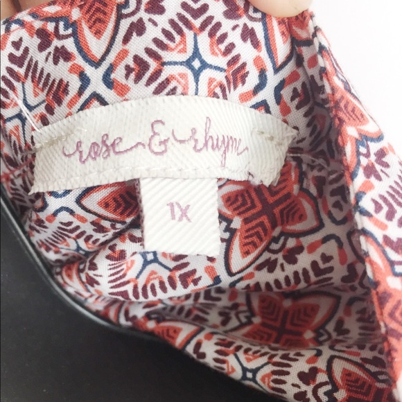Rose Print Blouse - Picture 2 of 4
